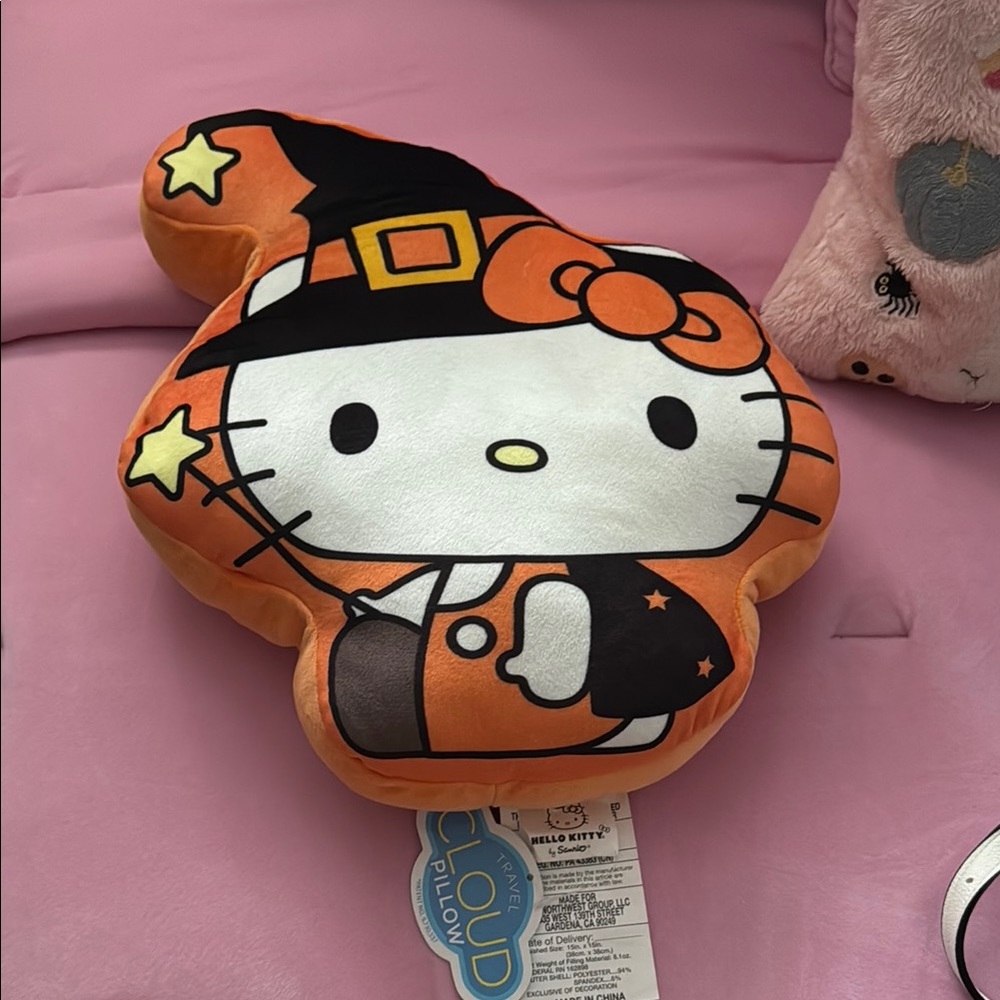Hello Kitty Halloween Pillow